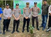 Polsek Batanghari Leko Sambut HUT Bhayangkara Ke-78 Tahun Kegiatan Penanaman Pohon Penghijauan