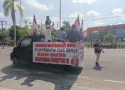 Aksi Damai Gerakan Masyarakat Muba Peduli Demokrasi : Kami Menolak Napi Korupsi Sebagai Calon Pemimpin Muba