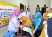 Desa Sidomukti Kecamatan Plakat Tinggi Sukseskan Bulan Imunisasi Polio Nasional 2024