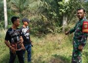 Babinsa Koramil 02/Babatoman Tinjau Lokasi Rencana Pembuatan Sumur Bor