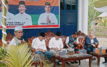 H M Toha Tohet Gelar Silaturahmi bersama Tomas dan Penambang Minyak Kecamatan Keluang