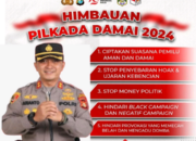 Kapolres Muratara Himbau Pilkada  Damai 2024