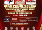 KPU Muratara Jadwalkan Debat Publik Perdana Calon Bupati Dan Wakil Bupati