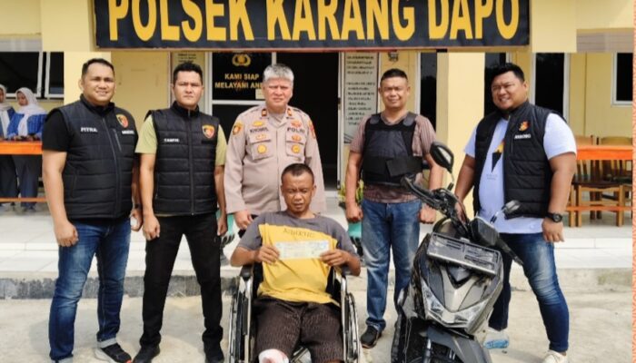 Polsek Karang Dapo Berhasil Tangkap Pelaku Begal Bersenpi yang Viral