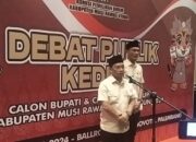 Kompresi Pers Debat Publik Dua Paslon Devi Suhartoni-Junius Wahyudi