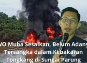 IWO Muba Sesalkan, Belum Adanya Tersangka dalam Kebakaran Tongkang di Sungai Parung