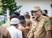 Tetap Kompak dan Berikan Banyak Manfaat Bagi Sesama, Bupati H M Toha Pimpin Apel Pagi