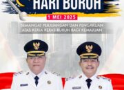 Ucapan Selamat Memperingati Hari Buruh 1 Mei 2025 dari Bupati Muba H M Toha dan Wakil Bupati Kyai Rohman
