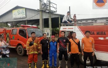 Sigap dan Tangguh, Tim Damkar dan BPPD Muba Berhasil Jinakkan Kobaran Api di Desa Epil