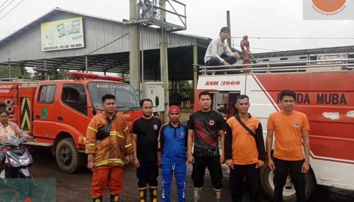 Sigap dan Tangguh, Tim Damkar dan BPPD Muba Berhasil Jinakkan Kobaran Api di Desa Epil