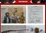 Ops Senpi Musi 2025, Polsek Sanga Desa Terima Penyerahan Dua Senpira