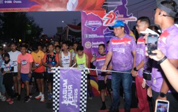 Banjir Peserta dan Banjir Hadiah, Bhayangkara Muba Run 2025 Berlangsung Semarak