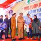 Bupati Muba HM Toha dan Wabup Kyai Rohman Serah Terima Kunci Program Relokasi Rumah, Bedah Rumah, dan Sanitasi