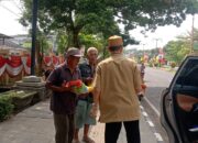 Jurnalis Kembali Menunjukan Kepedulian Sosial, PJS Muba Berbagi Sembako Kepada Warga Kurang Mampu