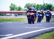 Bupati Muba Saksikan Ketegangan Final Cabor Bermotor Porprov Sumsel XV di Skyland Sekayu