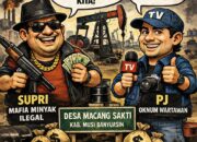 Seakan Menantang, Diduga Mafia Minyak Supri Dilindungi Wartawan TV