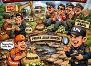 Dua Kegiatan Pembangunan Jalan Produksi di Kecamatan Babat Toman Patut Diduga Pesanan, Kadisbun Muba Diduga Turut Terlibat !