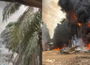 Diduga Sumur Minyak Ilegal Terbakar Milik Oknum Polisi