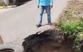 Akses Jalan Hampir Terputus, Kades Talang Leban Desak Instansi Terkait Segera Turun Tangan