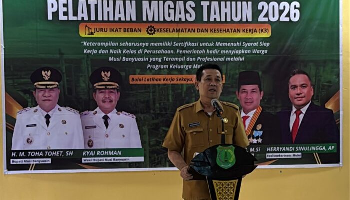 Buka Seleksi Pelatihan Migas 2026, Sekda Muba: Masuk Dunia Kerja Andalkan Skill, Bukan “Sanak Dulur”