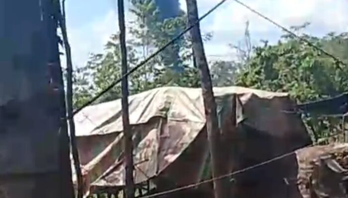 Penertiban Diduga Tak Merata, Sumur Minyak Ilegal Lagi-lagi Terbakar di Keluang