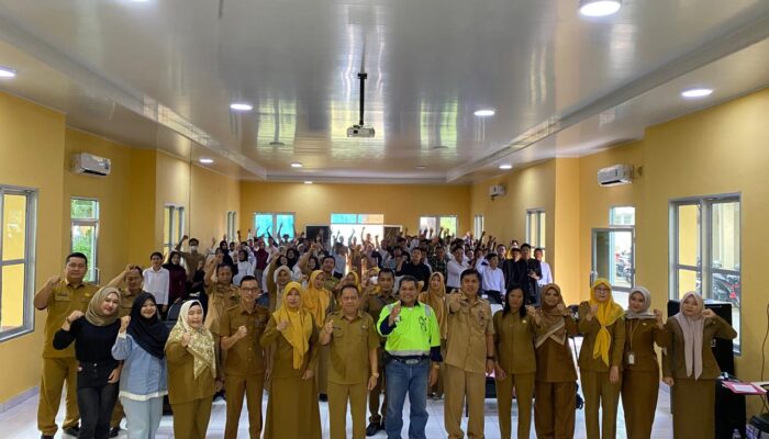 Wujudkan Muba Maju Lebih Cepat, Disnakertrans Kawal Rekrutmen Lokal PT Gorby Putra Utama Berbasis Transparansi Digital Protitas Ber KTP Muba