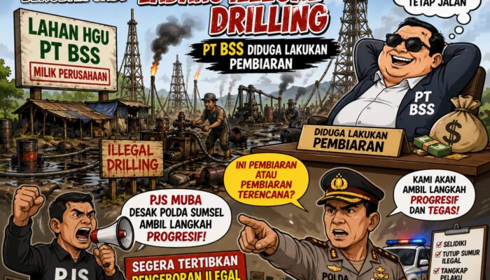 Ketua PJS Muba Minta Tertibkan dan Tutup Aktivitas Pengeboran Minyak di Lahan HGU PT BSS