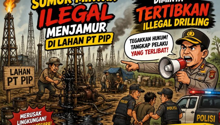 Illegal Drilling Diduga Menjamur di Lahan PT PIP, PJS Muba Desak Polda Sumsel Segera Tertibkan