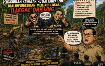 Ada Apa APH Belum Menindak Kegiatan Pengeboran Minyak Kawasan Hutan Milik “Junai dan Wahyu”