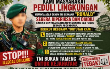 PJS Muba Minta Oknum TNI Bernama Ronald Diperiksa Terkait Dugaan Terlibat Kegiatan Tambang Minyak di Lahan PT BSS