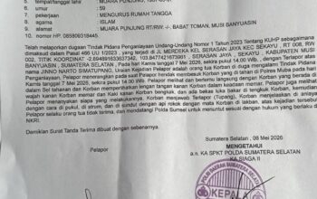 Babak Baru : Kanit Pidum Reskrim Polres Muba di laporkan melakukan tindak pidana di Polda Sumsel