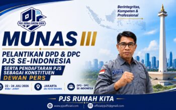 Wapres Gibran Bakal Diundang Hadiri MUNAS III PJS, Seminar Nasional dan Pelantikan Pengurus DPD-DPC se-Indonesia