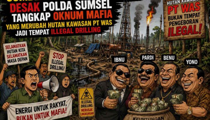GEMAPSERI Laporkan Empat Mafia yang Loloskan Illegal Drilling di PT WAS