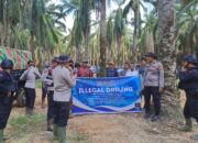 Polsek Keluang Terjun Langsung ke Lapangan, Himbau Pelaku Usaha Ilegal Stop Illegal Drilling dan Tinggalkan Lokasi HGU PTHindoli