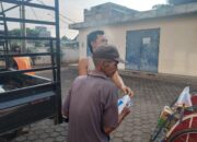 Kedepankan Kepedulian Sosial, DPC PJS Muba Bagikan Puluhan Karung Beras
