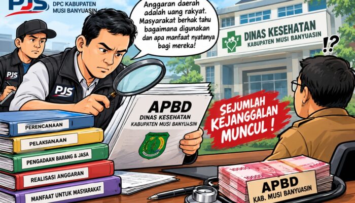 PJS Muba Pantau Penggunaan APBD di Dinas Kesehatan, Sejumlah Kejanggalan Muncul