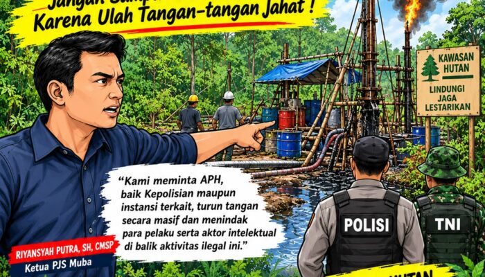 PJS Muba Minta APH Tertibkan Pengeboran Minyak di Kawasan Hutan Tungkal Jaya dan Bayung Lencir, Jangan Sampai Hutan Rusak Karena Ulah Tangan-tangan Jahat !
